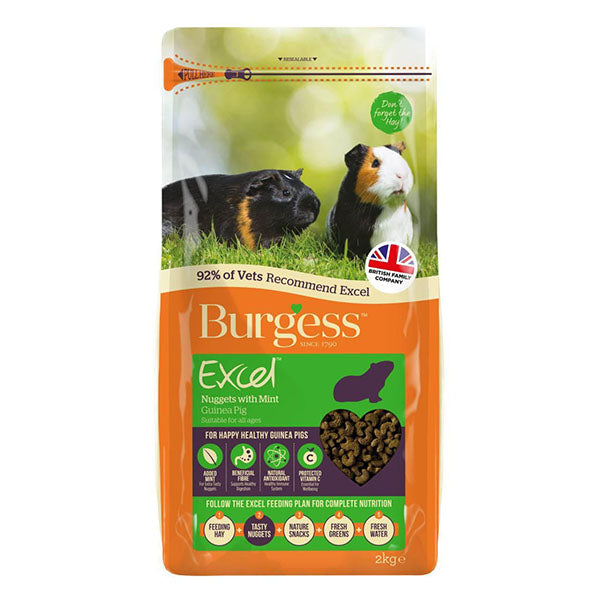 Excel Nuggets for Guinea Pigs (2kg)