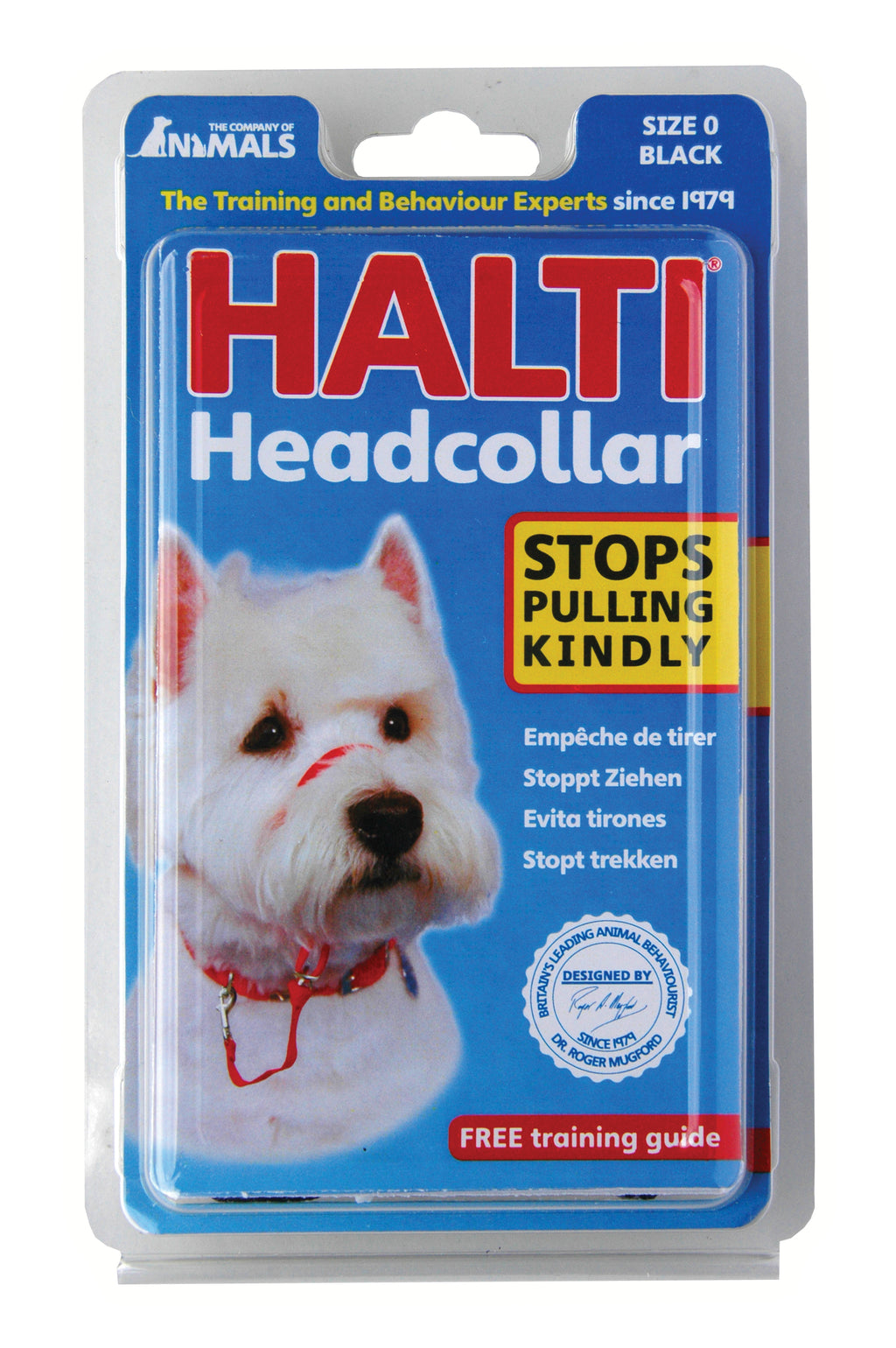 Halti Dog Head Collar, Black, Size 0