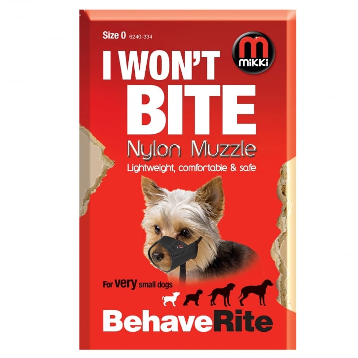 Mikki Nylon Dog Muzzle Size 0