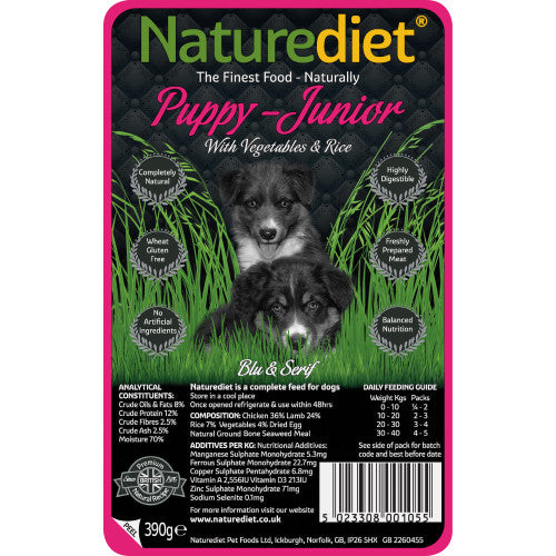 Naturediet Chicken and Lamb Puppy Junior