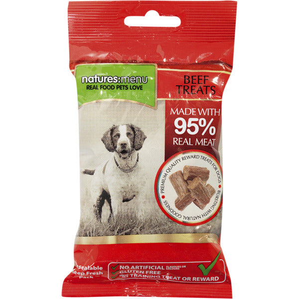 Natures Menu Beef Real Meaty Dog Treats