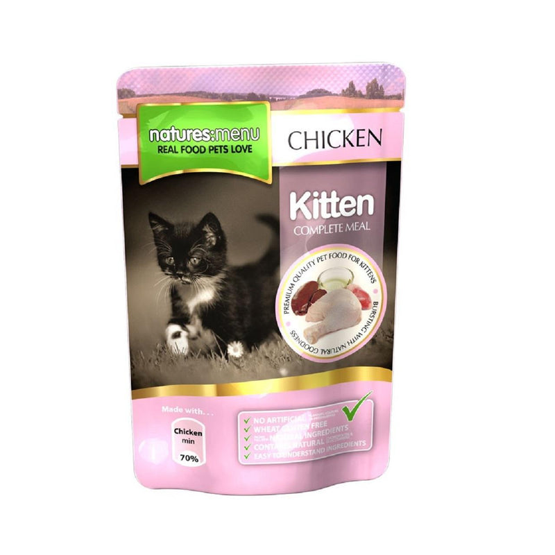 Natures Menu Kitten Pouches with Chicken