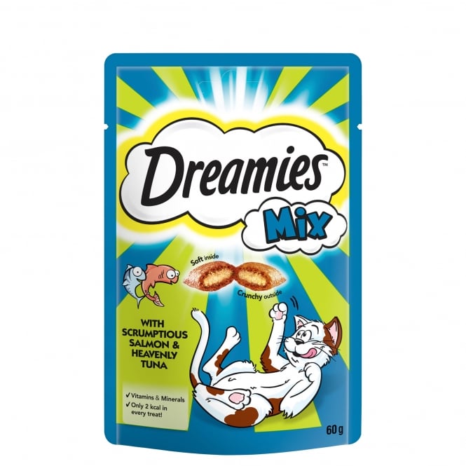 Dreamies Salmon & Tuna Mix of Cat Treats