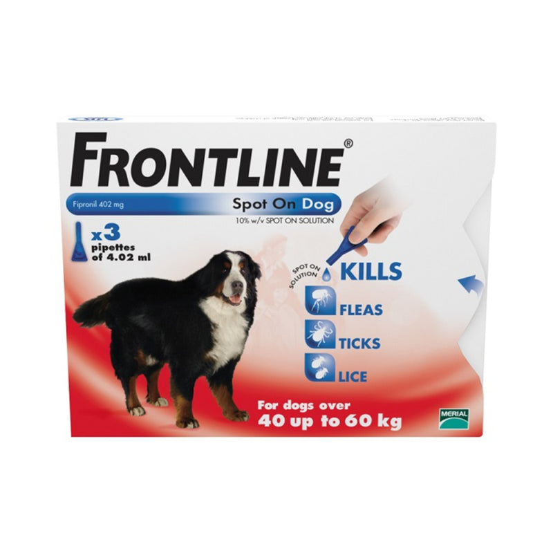 Frontline Large Dog Flea & Tick Spot On (3 pack)