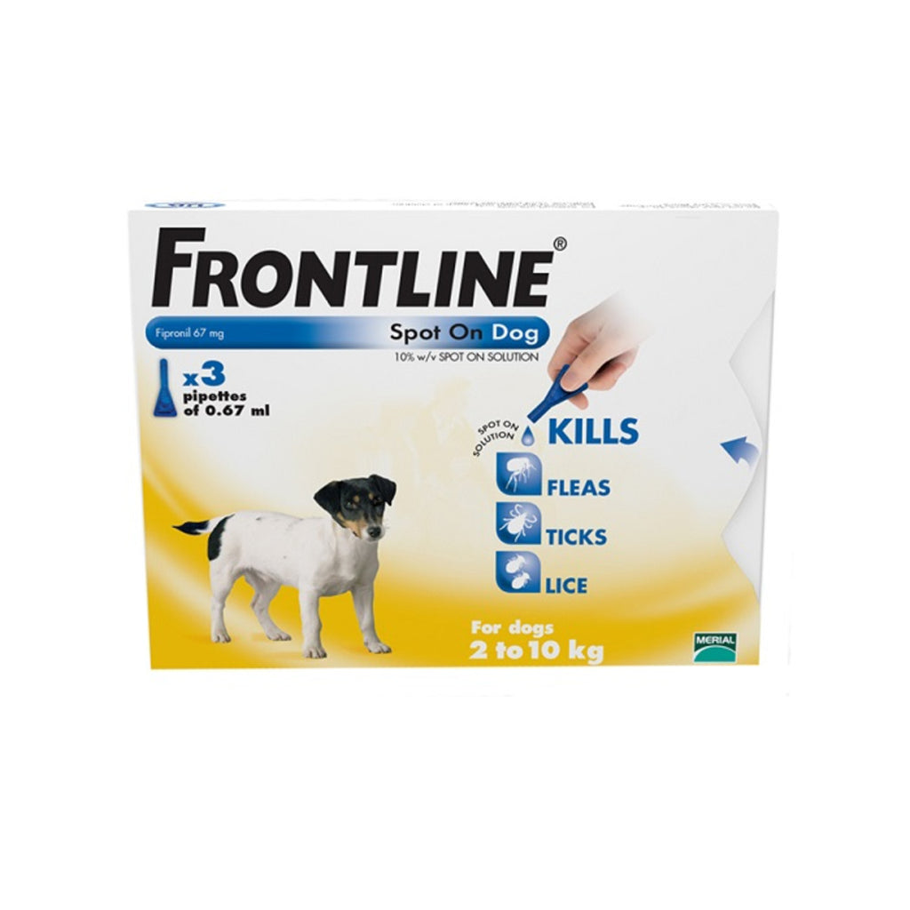 Frontline Small Dog Flea & Tick Spot On (3 pack)