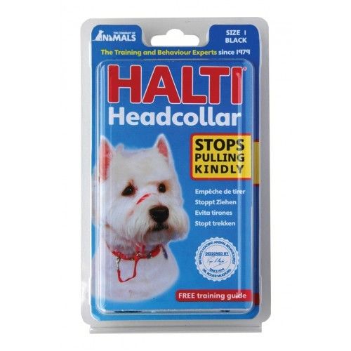 Halti Dog Head Collar, Black, Size 1