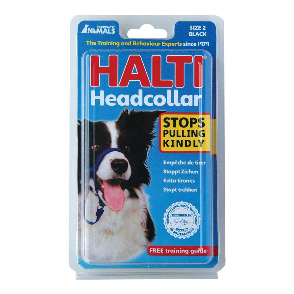 Halti Dog Head Collar, Black, Size 2