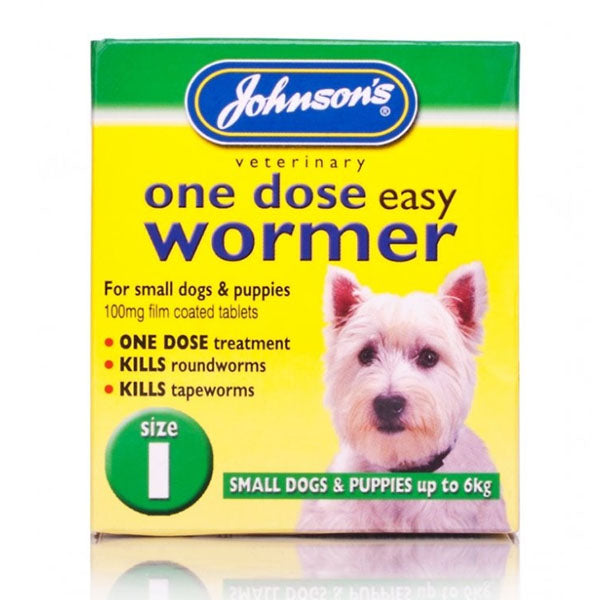 Johnson - One Dose Easy Wormer (Up to 6kg)