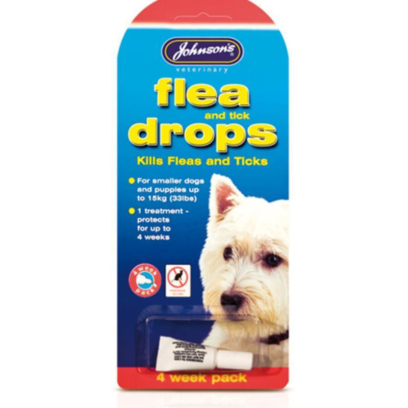 Small Dog Flea & Tick Drops (4 week)