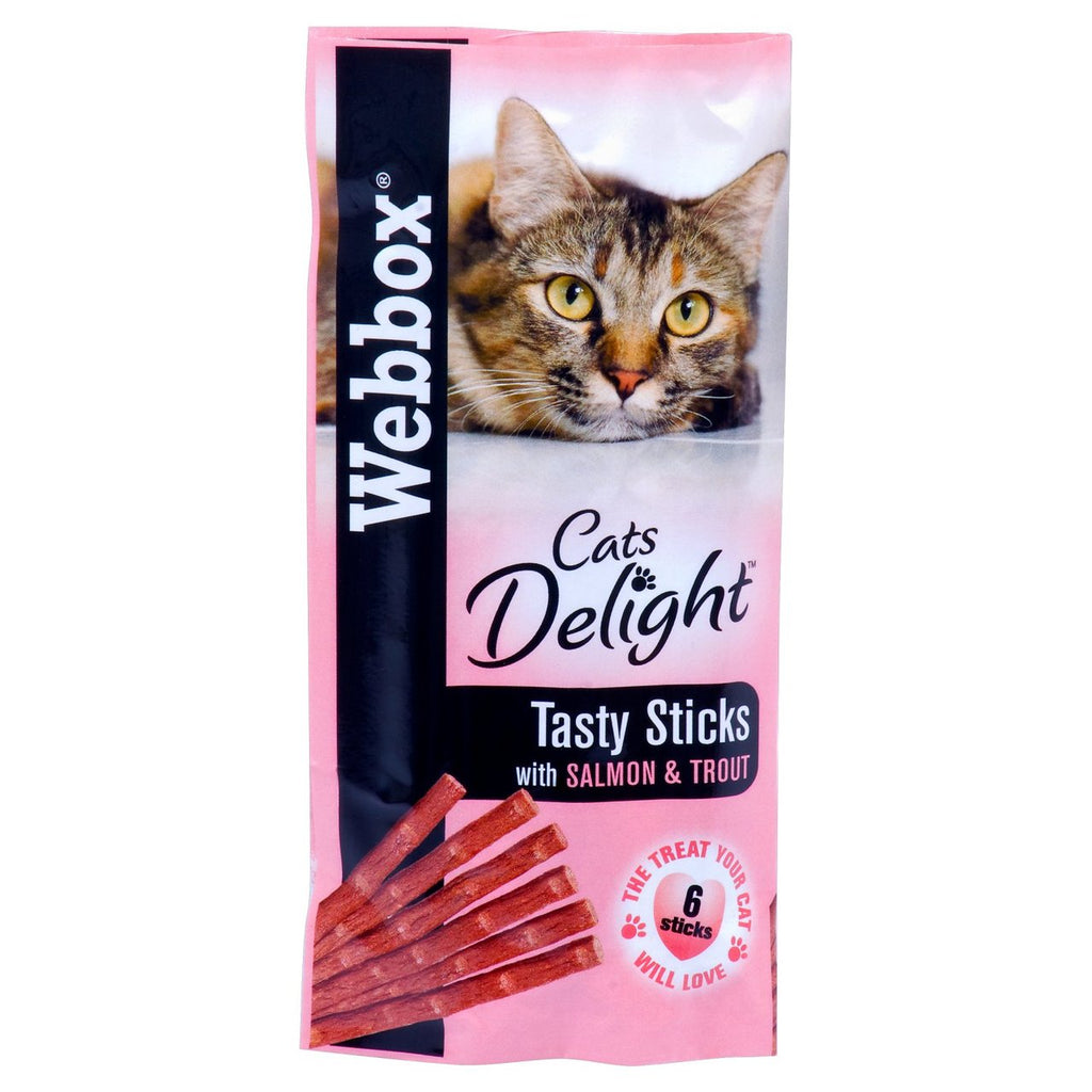 Webbox Delight 6 Tasty Sticks with Salmon & Trout