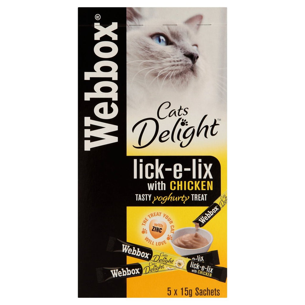 Webbox Lick-e-Lix with Chicken Tasty Yogurty Treat